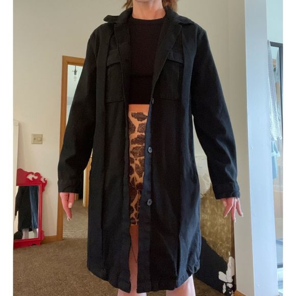 Pull&Bear Black Jean Jacket - Picture 9 of 9